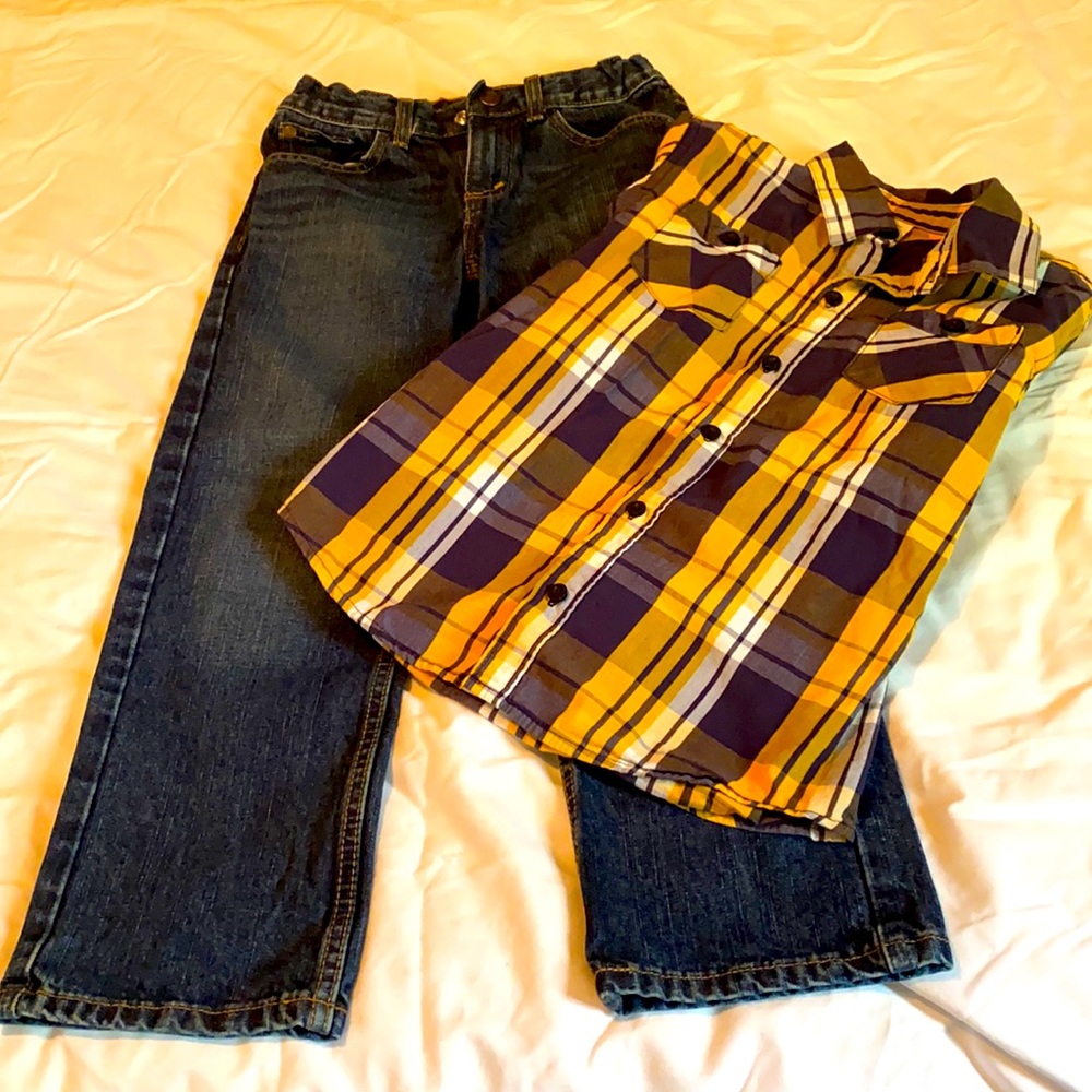 Trendy Boys shirt and jeans
